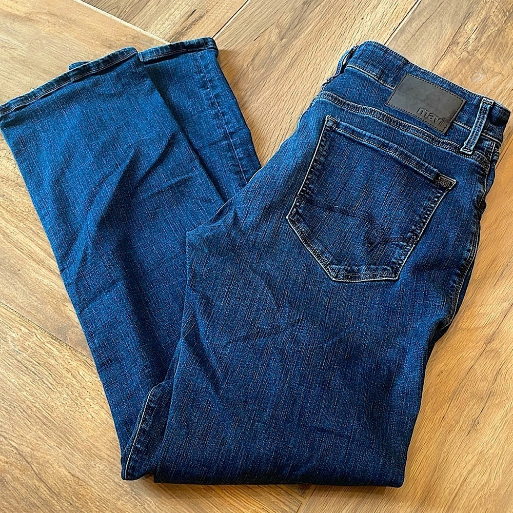 Mavi Men's Straight Jeans - Dark Blue
